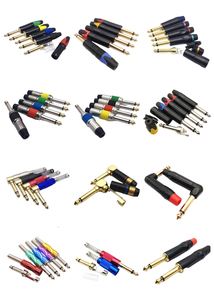 母RCA至6.35毫米插孔RCA至6.5毫米单声道插头公适配器1/4唱机插头母RCA至插孔6.35毫米适配器 - Product Image 5