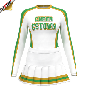 CSTOWN ücretsiz tasarım Cheer Mini etek amigo formaları yetişkin gladyatör özel Logo kabuk üst - Product Image 2