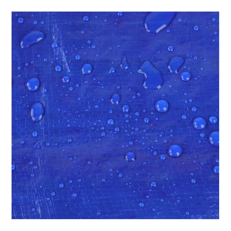 LinYi ZhongHua tarpaulin factory Dark Blue/ Gray Color PP Material Coated Waterproof Truck Cover Sheets Tarpaulin Tarp