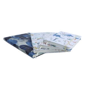 Neues Produkt Vier Designs Round Back Notebook mit Elastic - Product Image 3