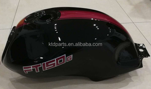 KTDブラックレッドITFT150Gガソリンタンクオートバイ燃料タンクイタリカFT150G用