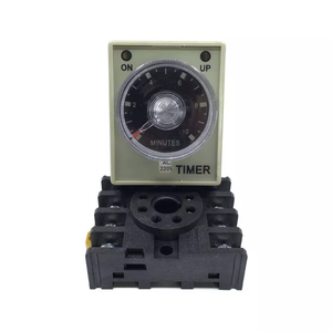 รีเลย์บอกเวลา AH3-2 AH3-3พร้อมตัวจับเวลาเมื่อเปิดเครื่องได้220V โหลดหน้าสัมผัสพลังงานสูง - Product Image 2