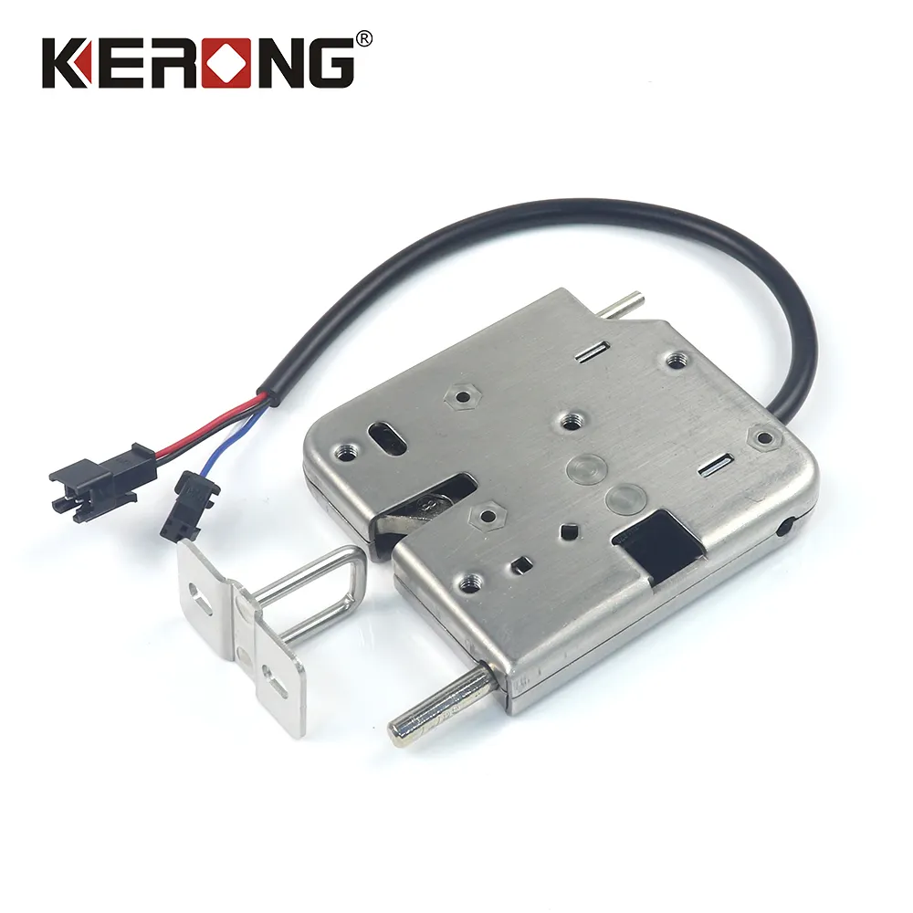 KERONG DC 12V/24V Magnets chloss Leichtes mechanisches Elektro schloss aus Edelstahl für umwickelte Metalls chränke