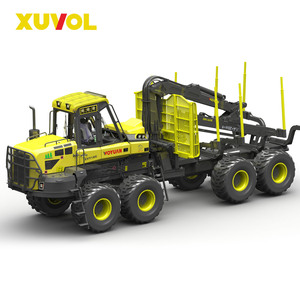 XUVOL NEW Forestry Skidder 8 macchine per spedizioniere a ruote Forest Log Crane trattore 18ton capacità di carico mini log legname grappolo - Product Image 1