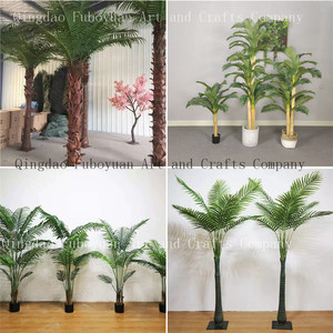 E759ビーチ偽の木風景工学木の装飾大きな植物の海岸線人工ヤシの木プールの装飾 - Product Image 3