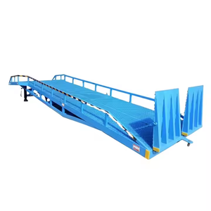 6t 10t 12t Ramps to Load Trucks 15t <strong>Loading</strong> and <strong>Unloading</strong> Mobile Container Load Ramp Shipping Mobile <strong>Dock</strong> <strong>Leveler</strong> - Product Image 1