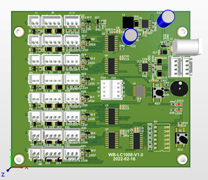 Prodotti per il controllo dell'accesso della scheda di controllo elettronico a 8 vie - Product Image 1