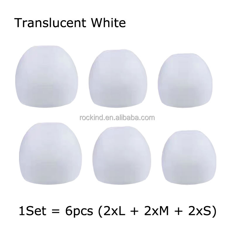 Blanco translúcido (6 unids/set)