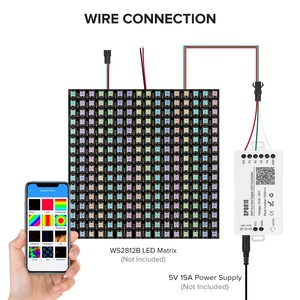 Светодиодный Wi-Fi контроллер Art-Net SP801E DC 5-24 В для WS2812B WS2811 WS2815 SK6812, цифровая светодиодная лента RGB, матричная панель, модуль освещения - Product Image 2
