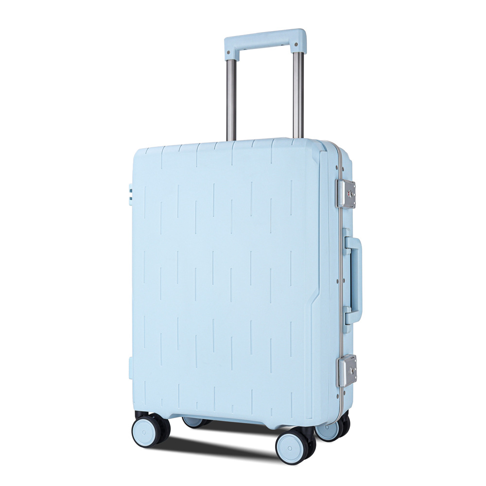 Light blue aluminum frame