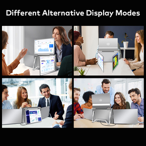 ODM/OEM Multi Screen Quad Portable Monitor 16 ''Triple Screen Laptop Monitor Extender Dual Screen Laptops Used Gaming Computer - Product Image 5