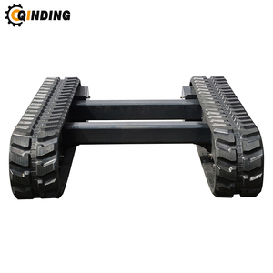 QDRT-6T 6Tons <strong>Rubber</strong> <strong>Track</strong> Undercarriage <strong>System</strong> for Mini-excavator with Hydraulic Motor for Sale