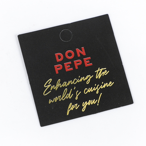 Özel A6 logo baskı marka düğün lüks siyah altın folyo kabartmalı noel alışveriş hediye küçük iş için teşekkür ederim kart - Product Image 6