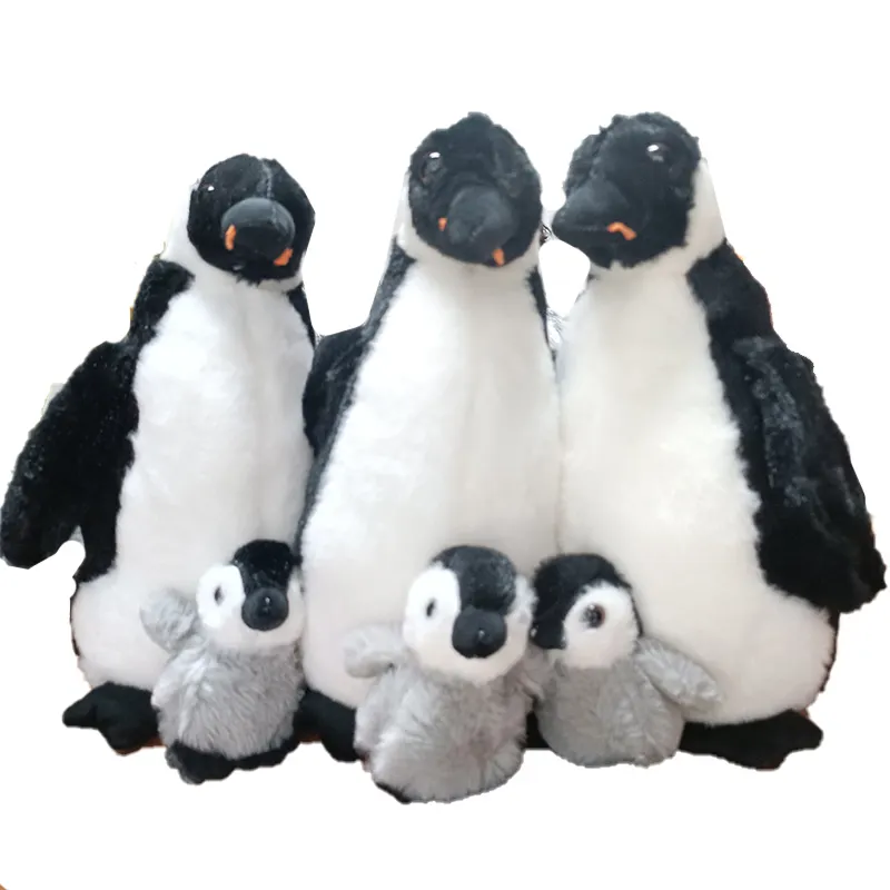 Almohada de pingüino de peluche supersuave divertida personalizada de fábrica 2024 a la venta