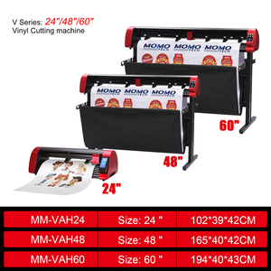 MOMOTECH vendita calda 48 pollici 60 pollici doppia testa scatola di taglio adesivi etichetta vinile Cutter Plotter con funzione di cordonatura - Product Image 3