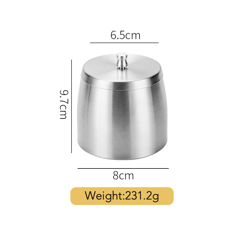 Argent avec couvercle