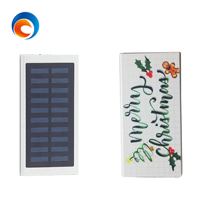 4000mAh đôi cổng USB phổ ngân hàng điện năng lượng mặt trời ngân hàng điện với cảm ứng ánh sáng LED Battery Charger ngân hàng điện - Product Image 1