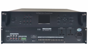 智能6通道MP3定时器扬声器，带彩色显示音频源可编程自动