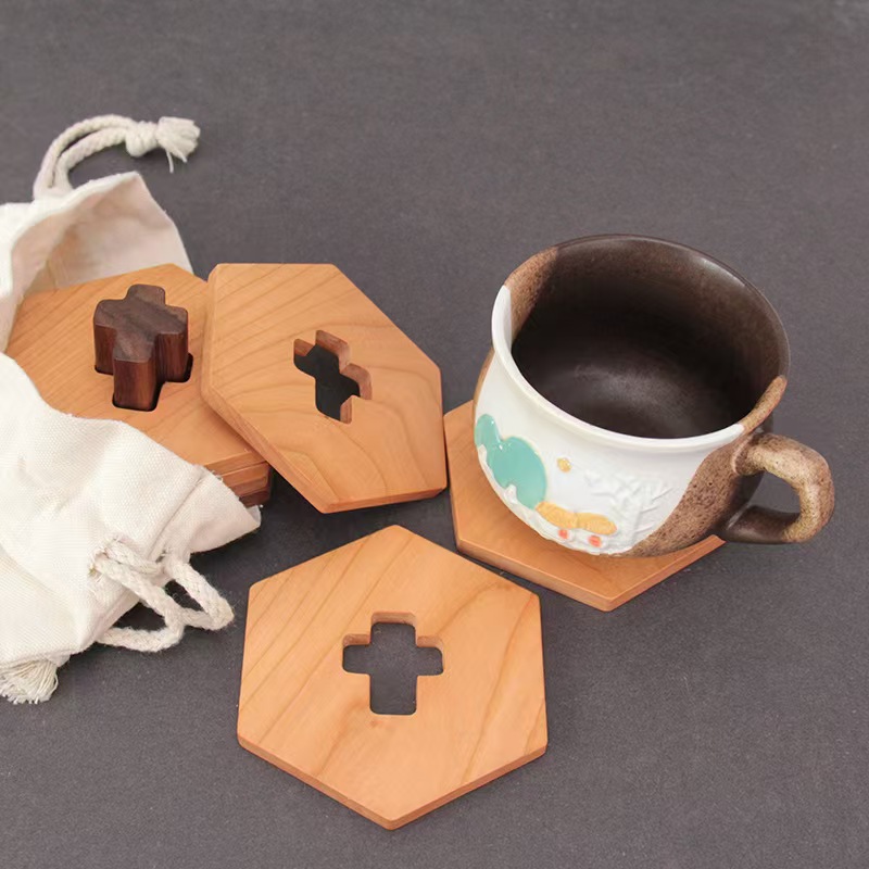 single piece of natural wood color