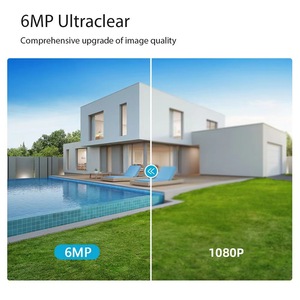 Cámara PTZ de seguridad para el hogar al aire libre con visión nocturna en color, reflectores duales, alarma de iluminación, sensor CMOS, resistente al agua - Product Image 5