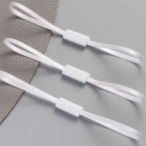 Multi Color Garment <strong>String</strong> Stopper Plastic Cord Rope Lock Seal Tag Hang Tag <strong>String</strong> Labels for Clothing - Product Image 2