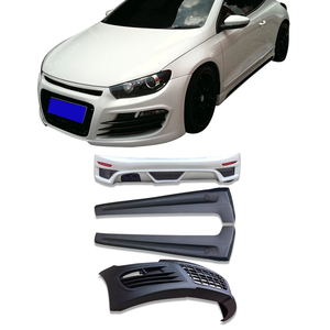 Volkswagen Scirocco RIEGER tarzı 2012-2014 için ön tampon arka tampon yan etek ABS malzeme fabrika Outlet