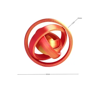 <span class=keywords><strong>2025</strong></span> New 3D in xoay áp lực giảm đồ chơi, giữa các vì sao xoắn ốc mô hình tròn, rotator đồ chơi, văn phòng bàn trang trí - Product Image 2