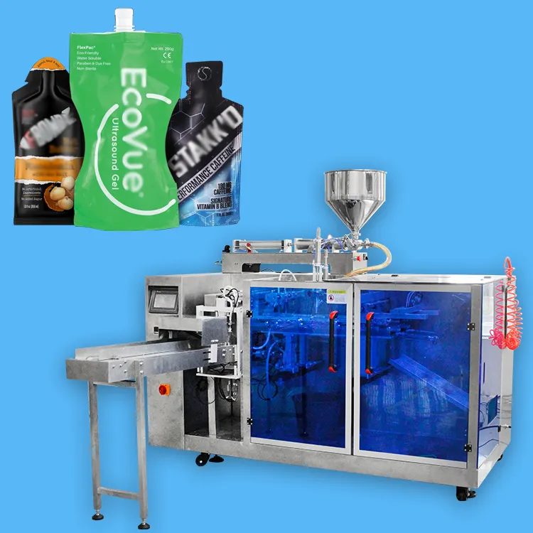 Hot Sales Automatic Nutrition Gel Sachet Füll verpackungs maschine Sports Energy Gel Premade Bag Filling Packing Machine
