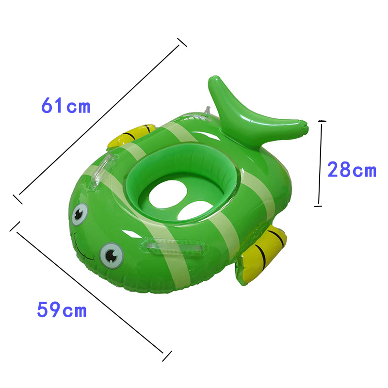 Barco de pesca verde