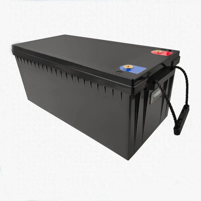 Chu Kỳ Sâu Gel Pin 12V 200Ah Lifepo4 Lithium Iron Battery Pack Để Lưu Trữ Năng Lượng Mặt Trời