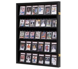 Bóng chày thẻ hiển thị trường hợp 35 phân loại UV bảo vệ rõ ràng tường Tủ thẻ thể thao hiển thị khung cho bóng đá Hockey giao dịch - Product Image 1