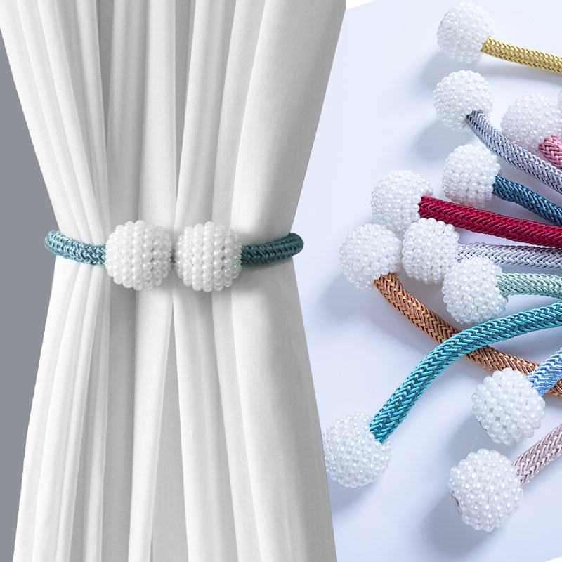 Curtain pearl straps (random colors)