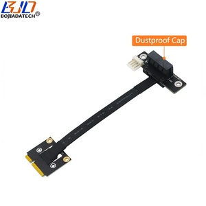 Reverse 270 Degree <strong>PCI</strong>-E 3.0 1X Slot to MPCIe Mini PCIe Interface Riser Card Adapter Cable 8Gbps 10-100CM - Product Image 4