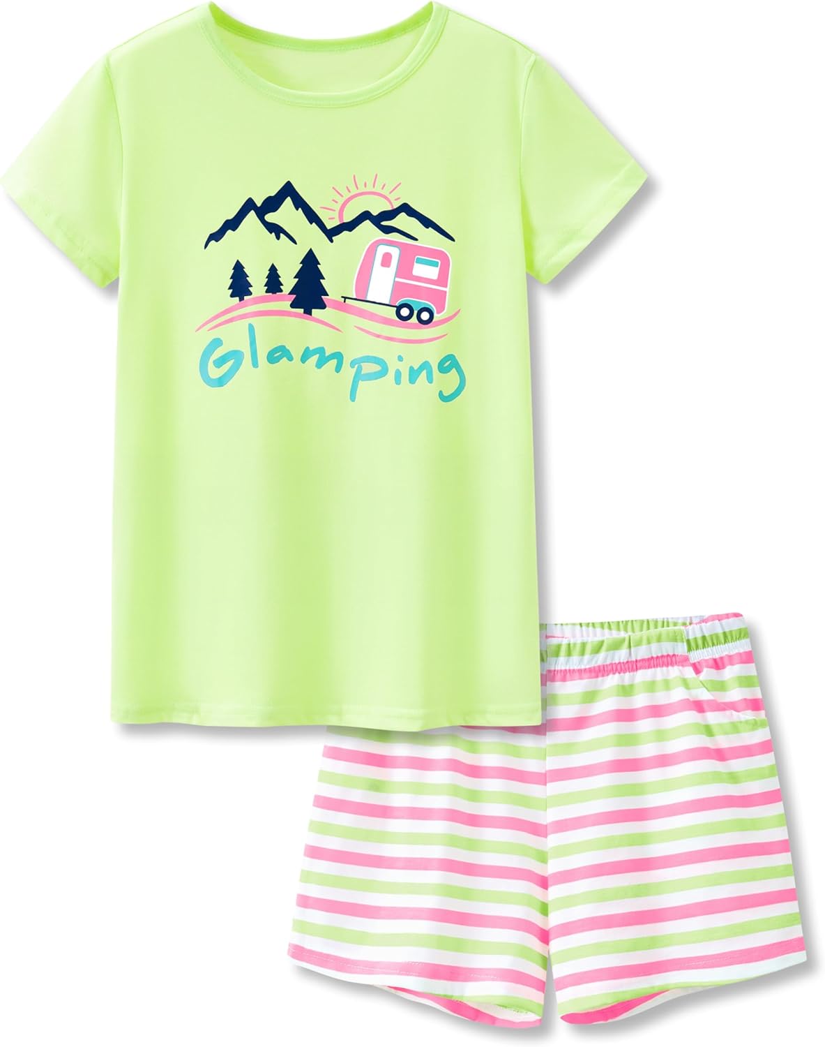 Lime Green Camping