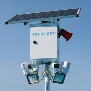 SZGOING-Sistema de cámara IP con batería solar, sistema de visión nocturna, gran angular, 2x detector de movimiento, luz de inundación LED, 4G, seguridad solar - Product Image 6