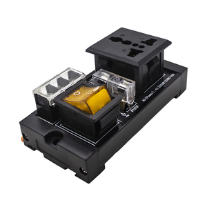 Módulo de enchufe de distribución de energía de gabinete de 1 posición Tira de módulo de alimentación de CA industrial con terminal de protección de caja de control de interruptor - Product Image 1