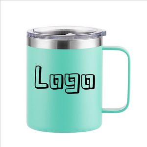 Wholesale Custom Logo Multiple Colours Stainless Steel 304 Double Wall Vacuum Camping <strong>Cup</strong> With Plastic Lid - Product Image 1