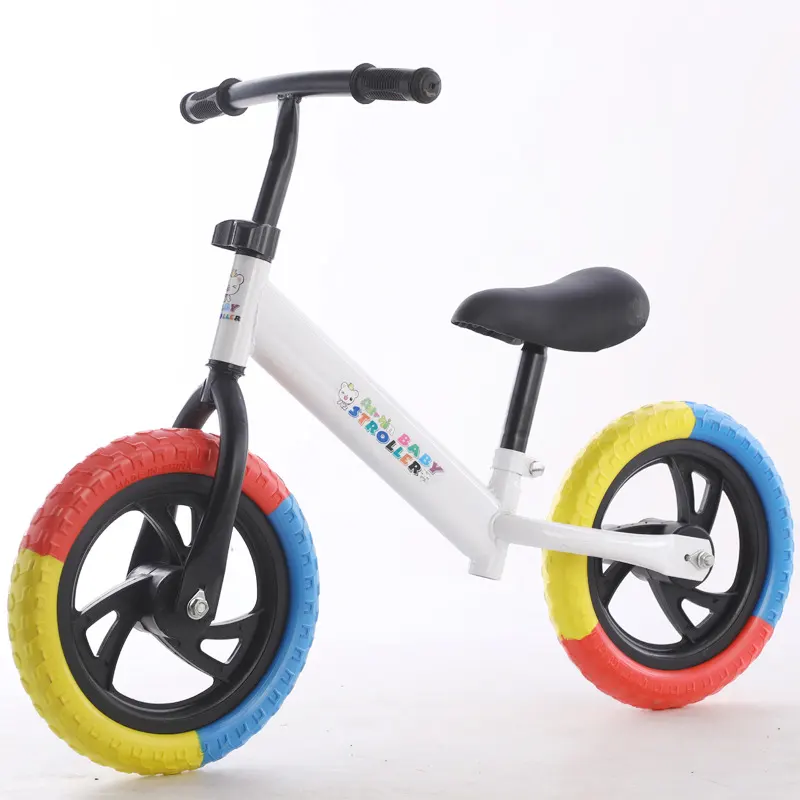 Adjustable seat handle Lightweight No Pedal Training Bicycle Kids Balance Bike For Toddlers and Children