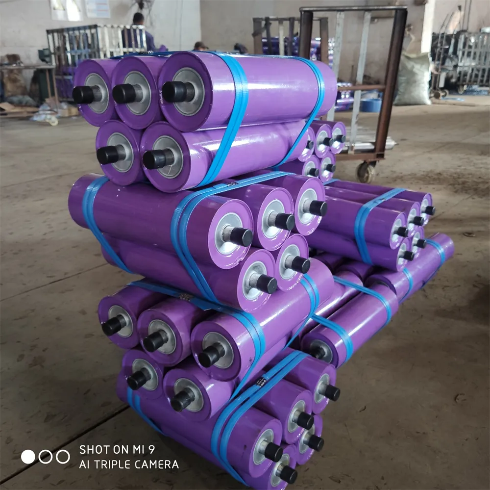 China belt conveyor gravity roller pulley garland flat belt carrier idler and rollers