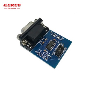 RS232 porta seriale al modulo TTL modulo convertitore 3.3V 5V modulo con indicatore di luce del ricetrasmettitore TTL spazzola linea adattatore - Product Image 1