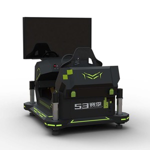 Simulador de carreras de coches con plataforma dinámica 6-DOF 3D tres pantallas cuatro o seis cilindros eléctricos - Product Image 4