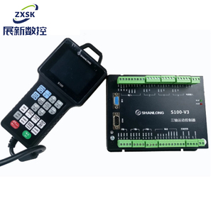 Zhanxin-mango de controlador para enrutador CNC, sistema de Control manual de 3 ejes Shanlong S100 DSP - Product Image 3