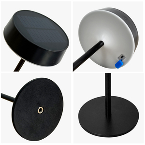 Led điều khiển cảm ứng có thể sạc lại không dây năng lượng mặt trời đèn bàn nhà hàng khách sạn ngoài trời bán buôn hiện đại Nordic Dimmable thiết kế ánh sáng - Product Image 4