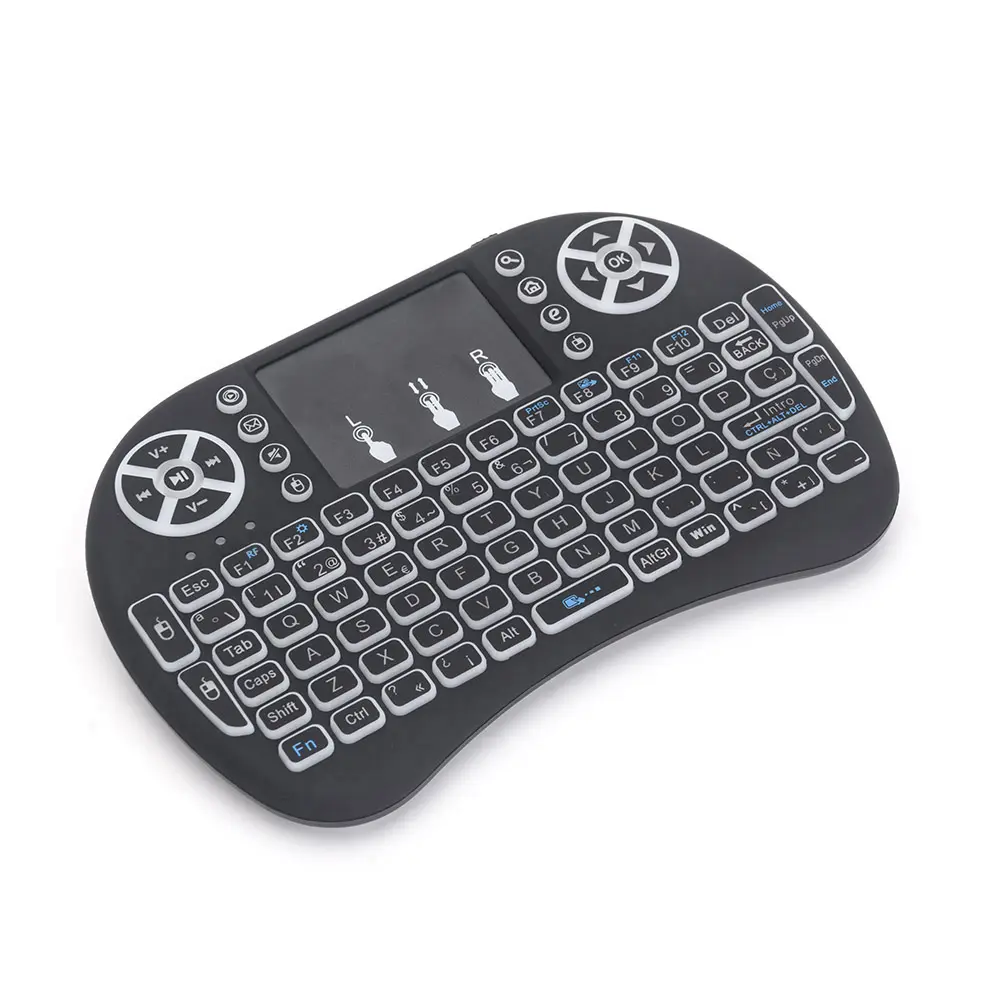 TV Remote controls Touchpad i8 IR learning 2.4G Wireless mini Keyboard Air Mouse i8 Remote Control For Smart TV box