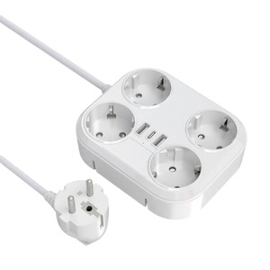 Enchufe de escritorio de varios bits USB antisobrecarga estándar europeo, 2 placas de enchufe alemanas para oficina en casa, 16A WiFi, exclusivo transfronterizo - Product Image 5