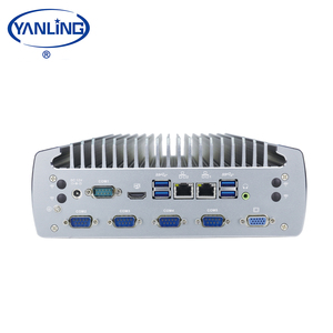 Fanless組み込みコンピュータPc Intel I3 I5 I7 2 Lan 6 COMサポートバスオートメーション用 - Product Image 2