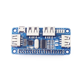 4 port USB uzatma prizi HUB ahududu sıfır/sıfır W/3B + seri hata ayıklama için UART USB2.0/1.1 ile uyumlu