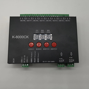 K-8000CK контроллер светодиодных пикселей SD-карты; Автономный; Контролируется 8192 пикселей; Выход сигнала SPI - Product Image 1