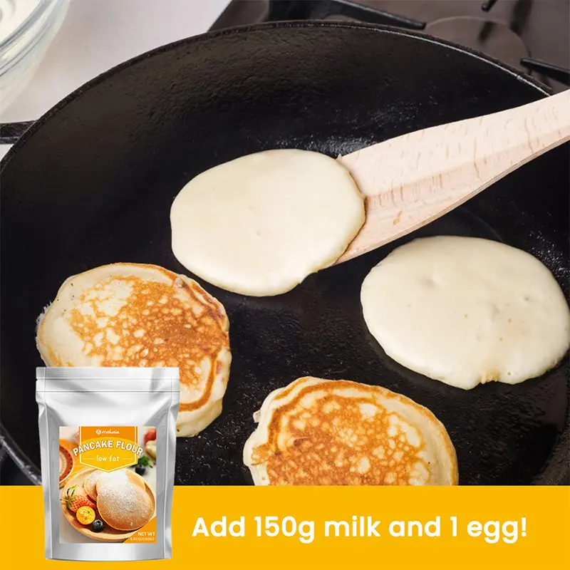 Rendah Surgar rendah kalori bergizi Paleo Pancake tepung panekuk & campuran wafel