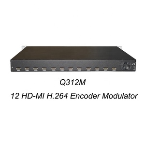 Q324 24チャンネルH.264 HD CatvエンコーダーAsiビデオエンコーダーデジタルテレビ放送用MuxオプションDvb-tモジュレーター出力 - Product Image 2